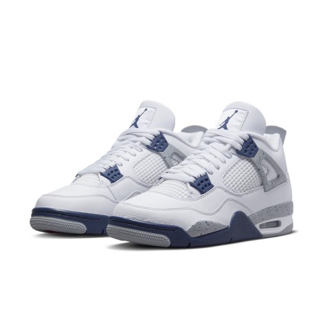 Jordan 4 Retro White Midnight Navy