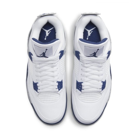 Jordan 4 Retro White Midnight Navy