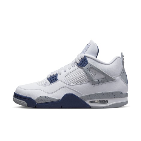 Jordan 4 Retro White Midnight Navy