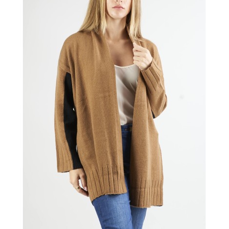 ICONA Cardigan bicolor in misto cashmere Icona