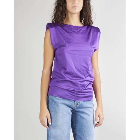 DISTRICT MARGHERITA MAZZEI T-shirt con spalline District Margherita Mazzei