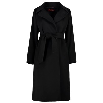 MAX MARA STUDIO CAPPOTTO 3BCOLLA IN LANA NERO 60161723600013