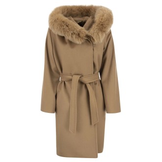 MAX MARA STUDIO CAPPOTTO 3MANGO IN LANA CAMMELLO 60161623600006