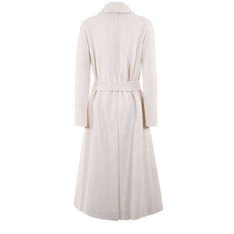 MAX MARA STUDIO CAPPOTTO CIELO IN LANA BIANCO 60160523600009