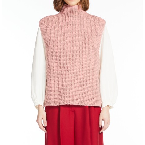 MAX MARA WEEKEND GILET EDDY IN LANA ROSA 53560126600002