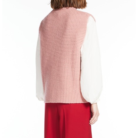 MAX MARA WEEKEND GILET EDDY IN LANA ROSA 53560126600002