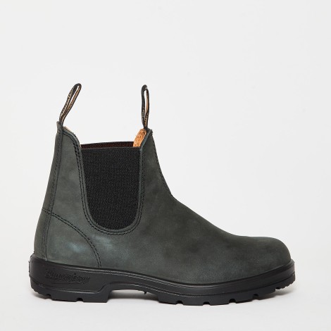 Chelsea boot in pelle nubuk effetto vintage