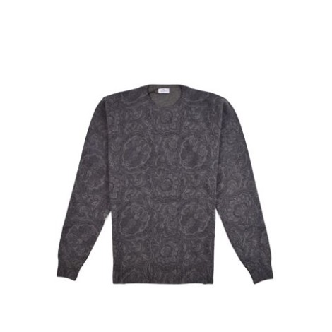 MAGLIA IN LANA CON MOTIVI PAISLEY