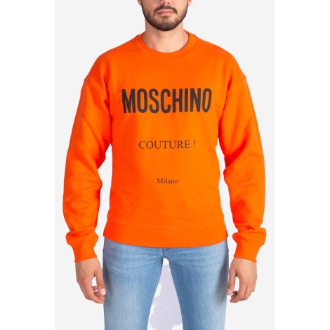 MOSCHINO Felpa in cotone con logo