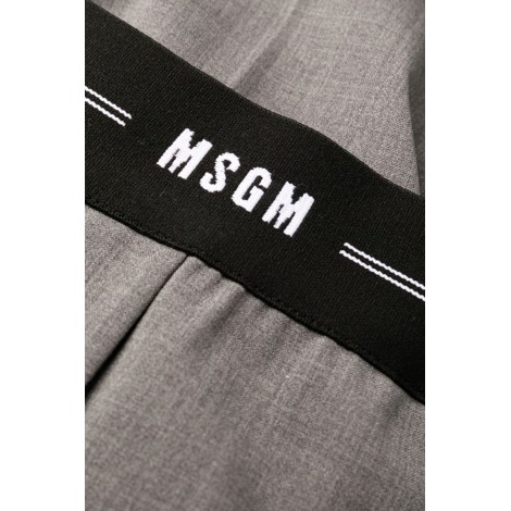 MSGM Pantaloni gamba ampia