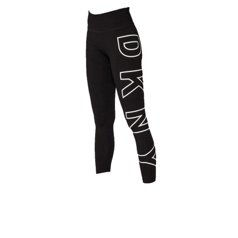 DKNY SPORT LEGGING A VITA ALTA CON LOGO DP1P1960WHT