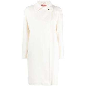 MAX MARA STUDIO CAPPOTTO NARO IN LANA BIANCO 60161529600001