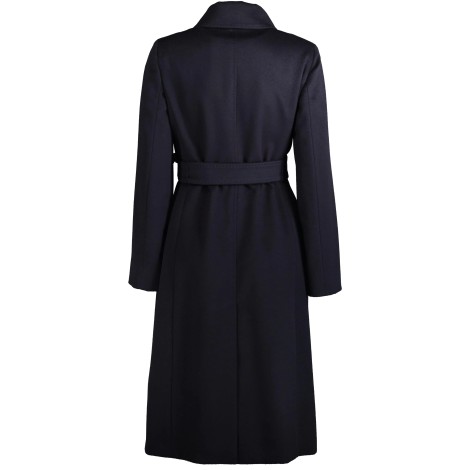 MAX MARA STUDIO CAPPOTTO BCOLLAG IN LANA BLU 60161229600010