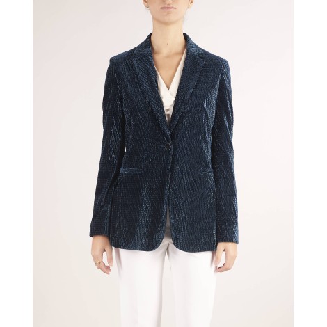 PENNY BLACK Blazer in jersey di velluto Penny Black