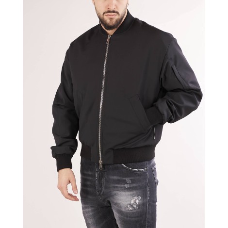 LOW BRAND Bomber in misto lana Low Brand