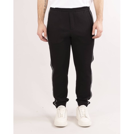 EMPORIO ARMANI Pantalone in felpa con banda laterale a contrasto Emporio Armani