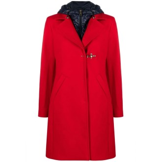 FAY DOUBLE COAT ROSSO NAW53453060SGLR406