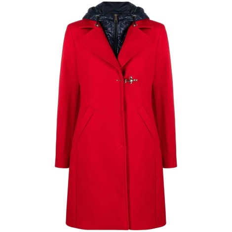 FAY DOUBLE COAT ROSSO NAW53453060SGLR406