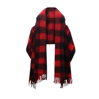 WOOLRICH buffalo cape scarf