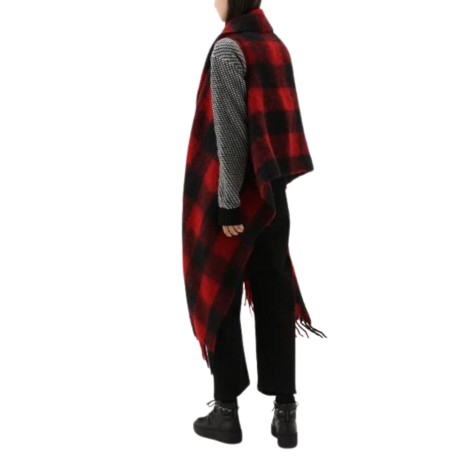 WOOLRICH buffalo cape scarf