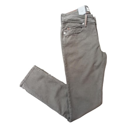 PAOLO FIORILLO CAPRI PANTALONE 5TK IN COTONE GRIGIO P5TKFYO2076BW5403