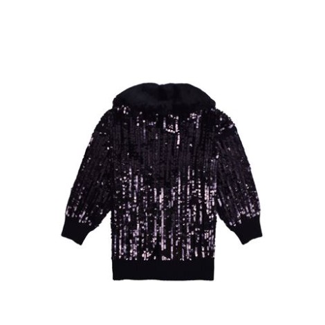 CARDIGAN CON RICAMO PAILLETTES