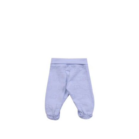 PANTALONI IN COTONE CON PIEDINI