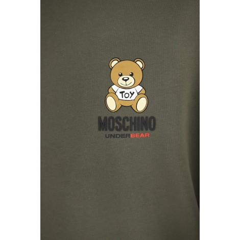 MOSCHINO FELPA GIROCOLLO VERDE A171981040430