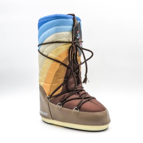 Stivale Donna SHITAKE BRW BLU MOON BOOT Pelle