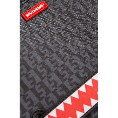 SPRAYGROUND Pochette Money Check Grey