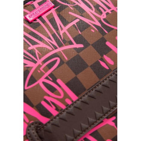 SPRAYGROUND Pochette Sharks In New York Rose Black