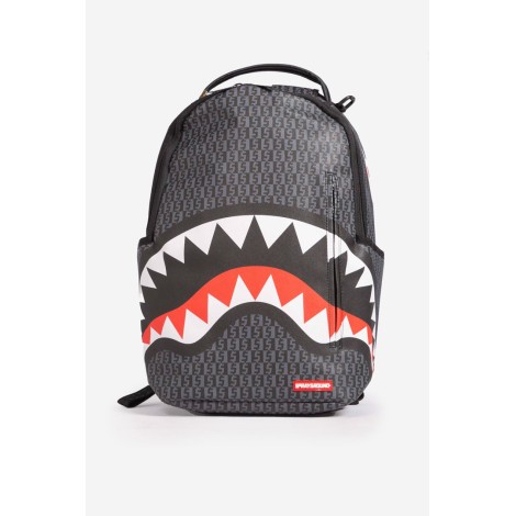 SPRAYGROUND Zaino Money Check Grey DLX