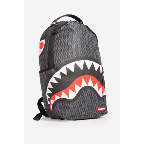 SPRAYGROUND Zaino Money Check Grey DLX