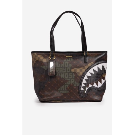 SPRAYGROUND Borsa Shopping Camo Branded Tote