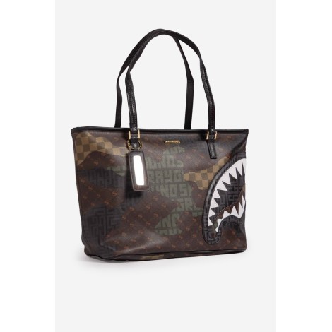 SPRAYGROUND Borsa Shopping Camo Branded Tote