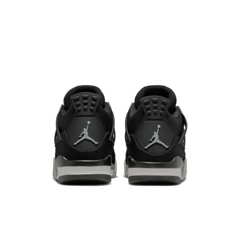 Jordan 4 Retro Black Canvas (GS)