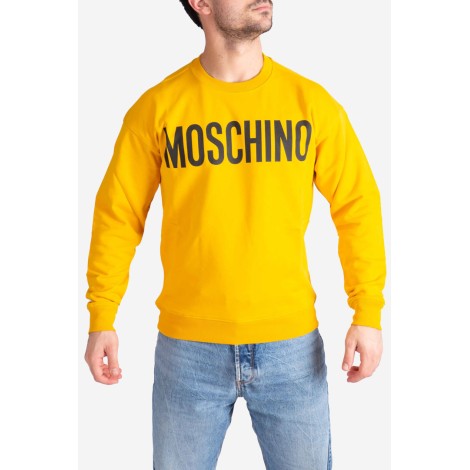 MOSCHINO Felpa in cotone con logo Moschino