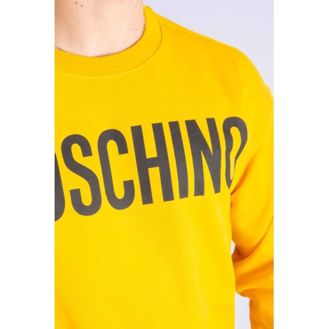 MOSCHINO Felpa in cotone con logo Moschino