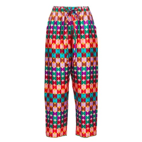 LA DOUBLEJ. Pantaloni multicolor