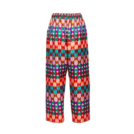 LA DOUBLEJ. Pantaloni multicolor