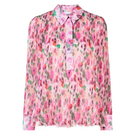 GANNI Blusa a fiori