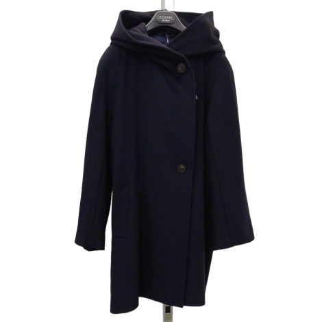 MAX MARA WEEKEND CAPPOTTO PAROLE IN LANA BLU 50161923600010