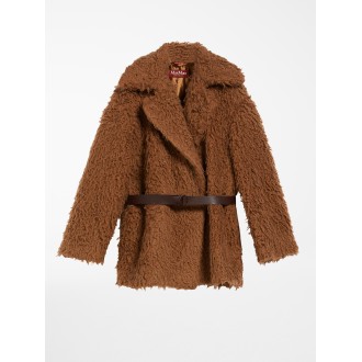 MAX MARA STUDIO GIACCONE ESTREMO IN ALPACA MARRONE 60860123600009