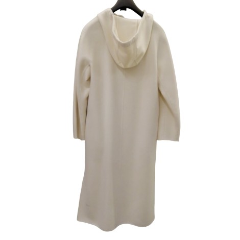 MAX MARA STUDIO CAPPOTTO GIULIA IN LANA, CACHEMIRE E SETA BIANCO 60160129600003