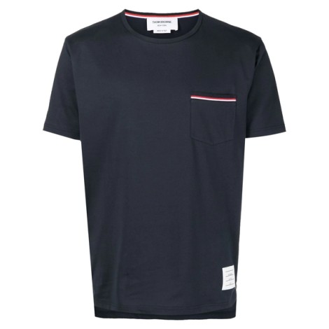 THOM BROWNE pocket cotton T-Sh