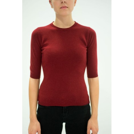 LA ROSE sweater top bordeaux