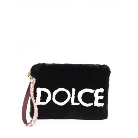 DOLCE&GABBANA Cleo fur clutch