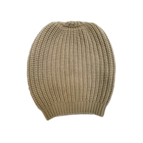 LA ROSE wool beanie mastice