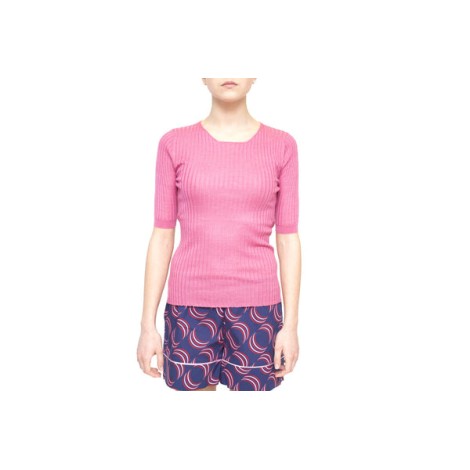 LA Rose Crewneck ribs pink