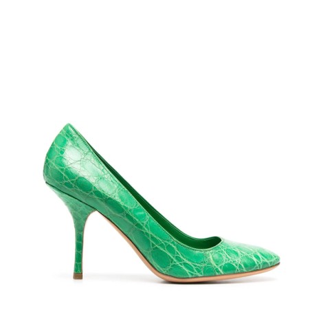 PRADA round-toe 95mm pumps